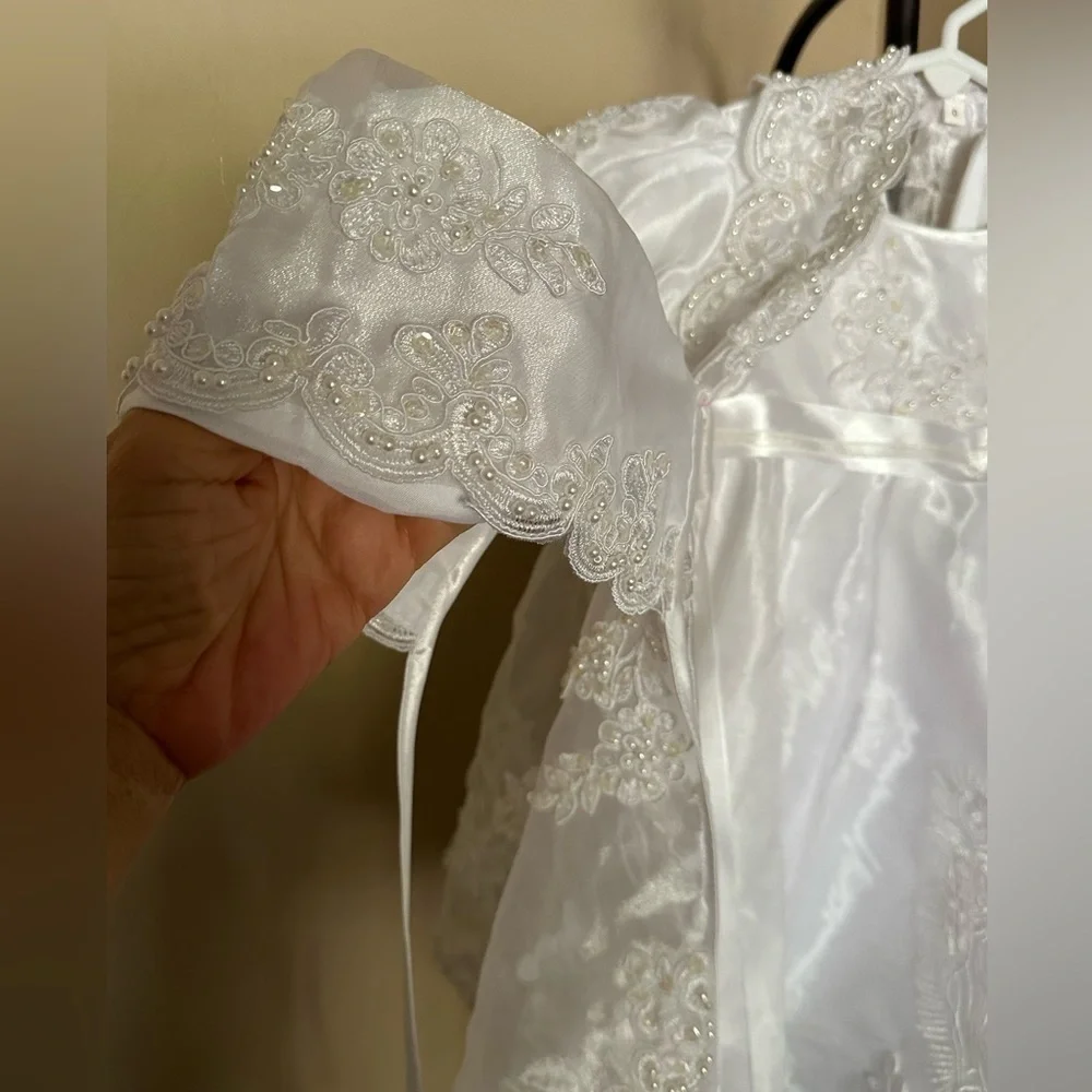 Simran fashion girls christening gown/jacket - Picture 4 of 16